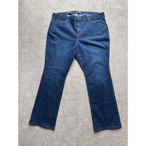 NYDJ Barbara Bootcut Blue Jeans 22W Stretch Slimming - Picture 1 of 9